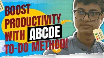 Struggling with Time Management? Learn the ABCDE Prioritization Method!
