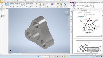 Inventor Vẽ Hình mặt bích điều