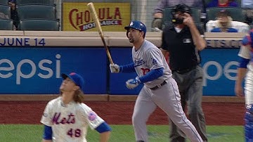 LAD@NYM: Adrian launches solo homer to open scoring