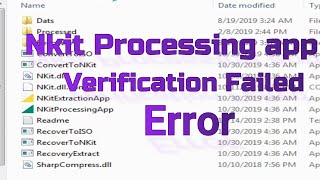 Nkit Processing app Verification Failed Error screenshot 5