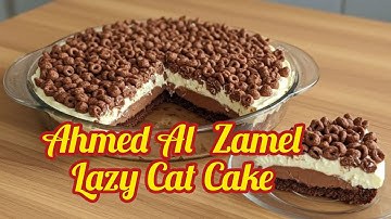 Viral Lazy Cat Cake by Ahmed AL Zamel | Trending tik tok cake by Sammy #sammyfood #ahmedalzamel