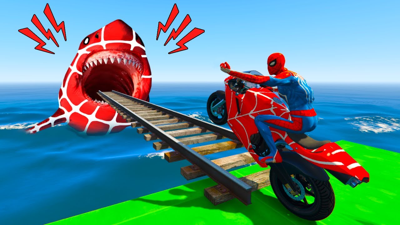 الرجل العنكبوت انقاذ باتمان Spider-Man Rescue batman vs iron man vs venom funny Game GTA 5 superhero