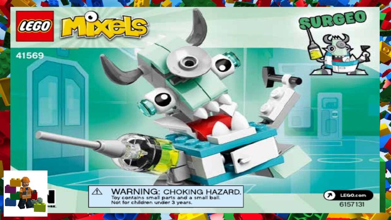 LEGO Instructions - Mixels - 41569 - Surgeo (Series 8) - YouTube