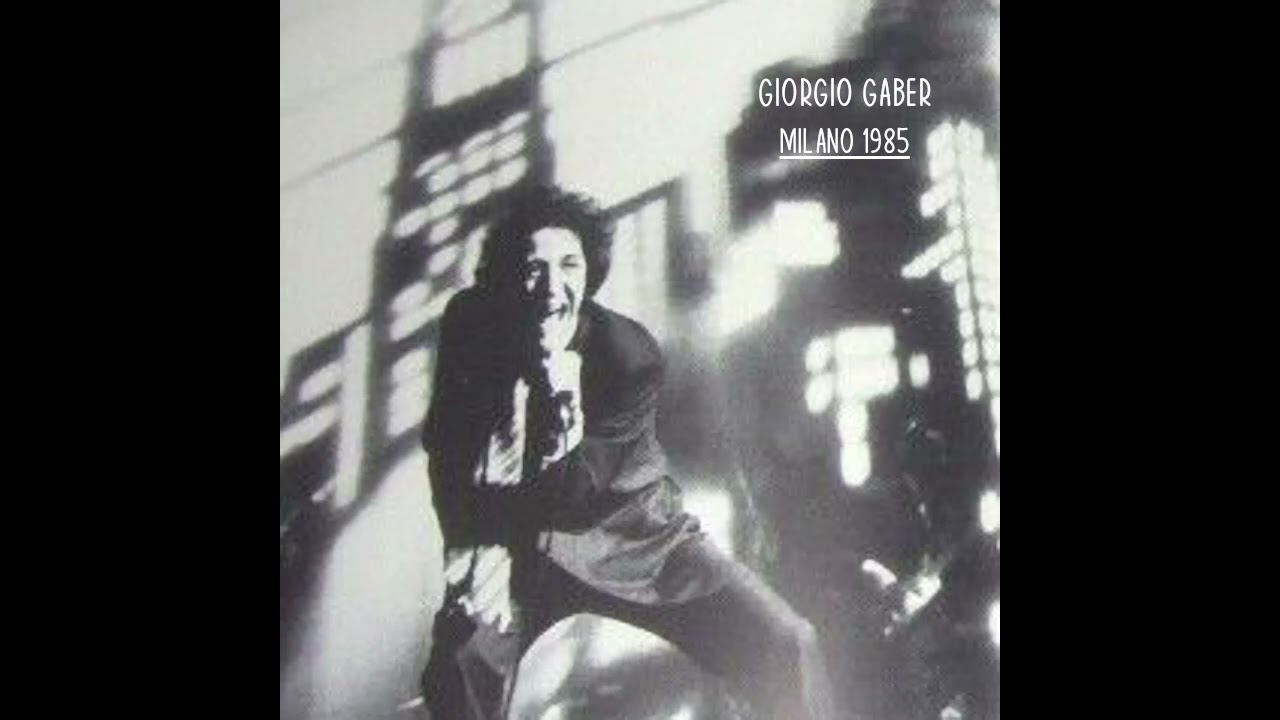 Giorgio Gaber - Luciano (live 1985)