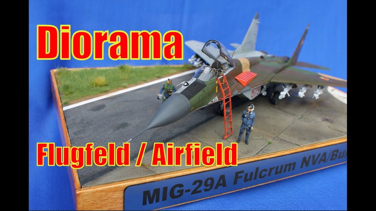 Diorama Bau/building "Flugfeld/Airfield" 1/48