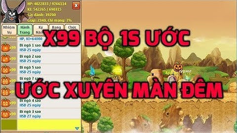 Ngọc Rồng Online - x99 bộ Ngọc Bí Ngô Ước Đổi Skill Đệ Tử Xuyên Màn Đêm Nào