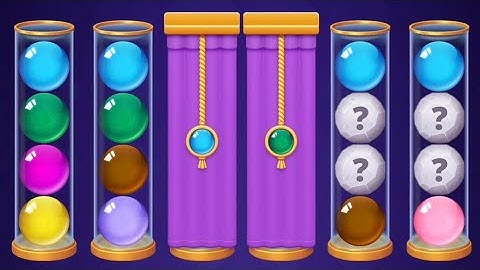 Ball Sort Genius Levels 56-57-58-59-60 Gameplay Walkthrough