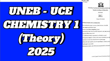 S4 UNEB UCE CHEMISTRY Theory 2025