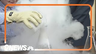 Super cool science with liquid nitrogen