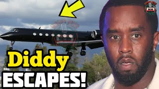 Diddy On The Run From FEDS? Escapes In His Private Jet?