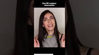 Eye lift surgery alternative - Instant eye lift using makeup #shorts