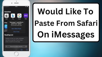 Messages Would Like to Paste From Safari Do You Want to Allow This | Would Like to Paste From