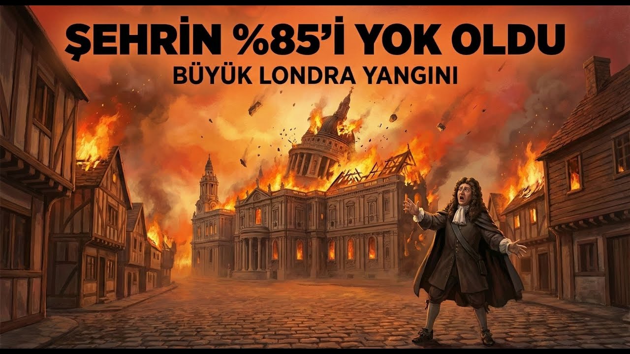 1666 Londra Büyük Yangını: Bir Şehri Kül Eden 4 Gün