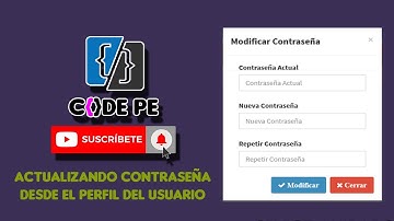 13.CREANDO UN SISTEMA DESDE 0 CON PHP, JAVASCRIPT Y AJAX - ACTUALIZANDO CONTRASEÑA DEL USUARIO