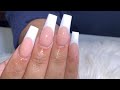 French Tip (All Acrylic) Nails | Beginner Friendly