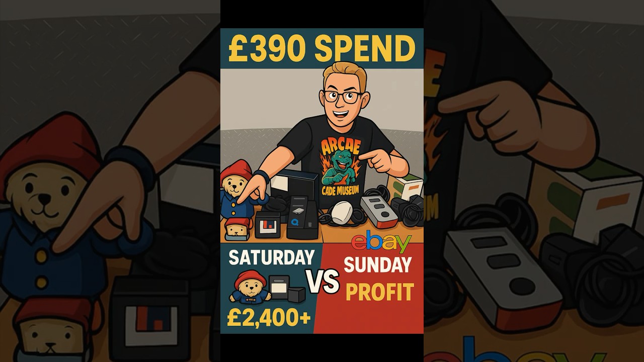 rewrite this title £390 Car Boot Sale Spend → £2,400+ Profit! | Saturday vs Sunday | Selling on eBay