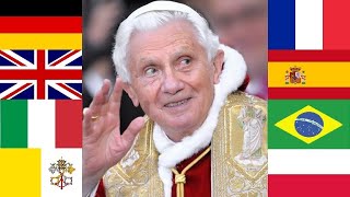Pope Benedict XVI Speaking 8 Languages