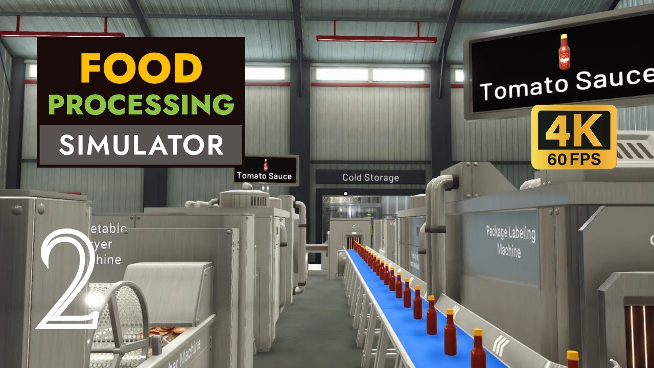 Unlocking Industrial Automation ⚙️ Food Processing Simulator (Part 2) No Commentary