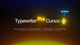Typewriter with 3D Glow Cursor - After Effects & Premiere Pro Template screenshot 4