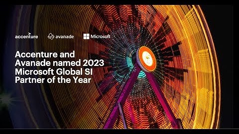 Avanade and Accenture named 2023 Microsoft
