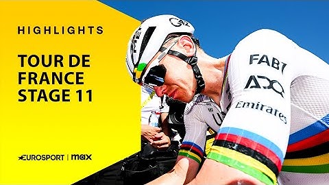 TOUR DE FRANCE 2025 – FRAYEUR pour Tadej Pogacar qui chute sur une 11e étape de FOLIE !