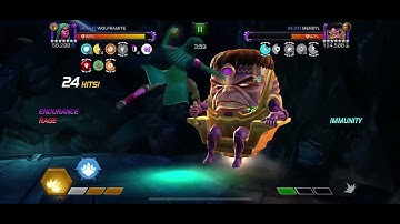 MCoC Viv Vision vs MODOK on node 38 (ebb flow knockdown, right back at it)