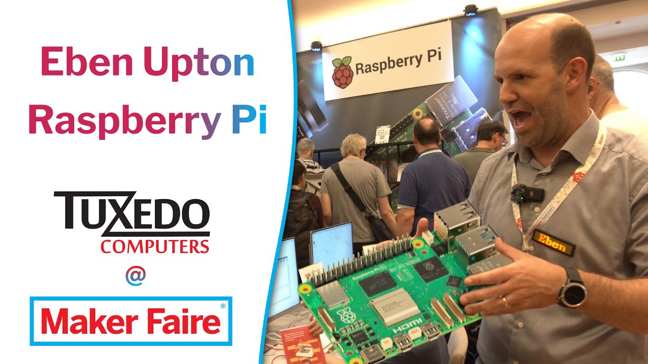 Interview with Eben Upton, founder of Raspberry Pi | TUXEDO @ Maker ...