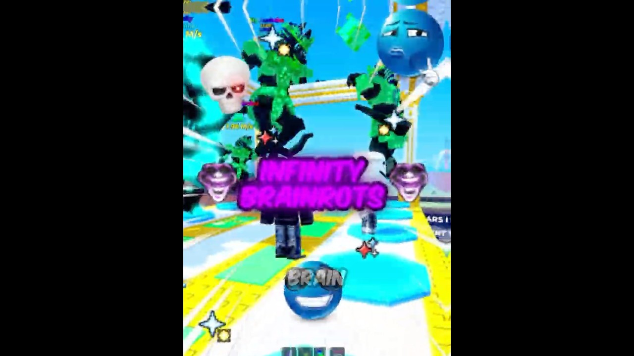 Racing For INFINITY BRAINROTS  #roblox