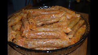 TURKİSH Stuffed Cabbage Leaves