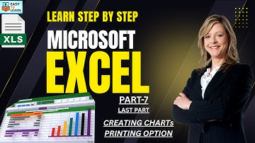 Microsoft Excel Charts & Printing Tutorial | Learn Excel Step by Step (Final Part)