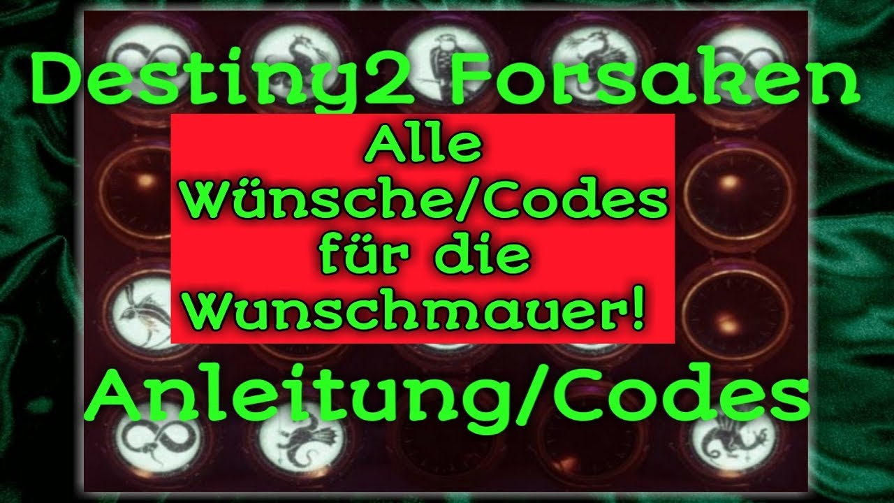 Last Wish Raid Code Alle bekannten WΓΌnsche/Codes fΓΌr die Wunschmauer im Last Wish Raid ...