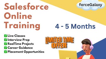 Salesforce Trainings By forceGalaxy | ENROLL NOW! | LIMITED OFFER #forcegalaxy #salesforcetraining