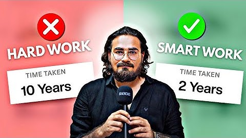 Hard Work vs Smart Work | Study Smarter, Not Just Harder | Crack UPSC ,SSC ,NEET and other exams 