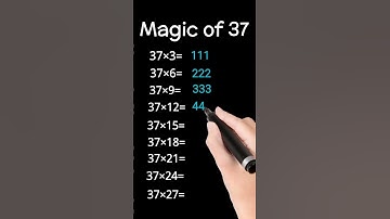 Magic of 37#shorts#youtubeshorts #numbers#maths