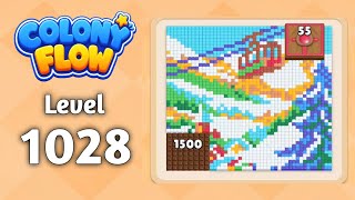 Colony Flow level 1028 walkthrough solution gameplay 