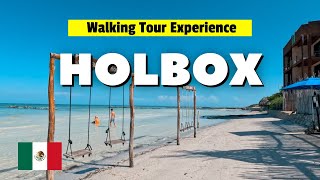 HOLBOX, MEXICO Walking Tour 4K - Immersive Sound | WTE #11