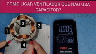 #VENTILADOR SEM #CAPACITOR, COMO DESCOBRIR AS LIGAÇÕES CORRETAS, USANDO MULTÍMETRO #DICA #GENIAL