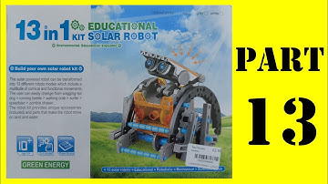 13 in 1 Solar Robot Kit PART 13 Slither-bot