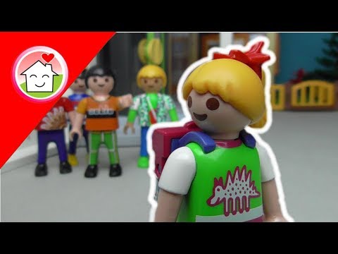 Playmobil Film deutsch Lena wird in der Schule geärgert - Kinderserie von Familie Hauser