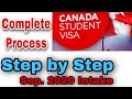 Canada Visa updates &amp; step by Step complete  process Sep.2020 Intake