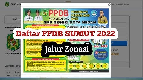 Lengkap Tutorial Pendaftaran PPDB SMP ONLINE 2022 || Jalur Zonasi