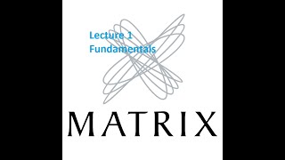 Fundamentals - Matrix Computations