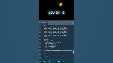 Create Glowing Loading Animation in HTML CSS 👨🏻‍💻 | #shorts #css #developer #coding