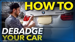 How to De Badge Your Car (with Floss!)