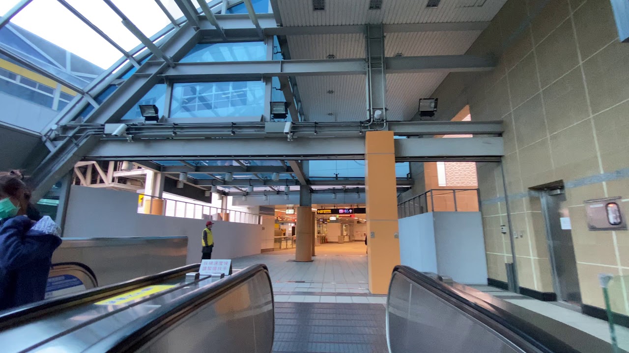 台北捷運 中和新蘆線 O17頭前庄站 轉乘 環狀線 Y18頭前庄站 路程景