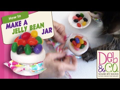 Polymer Clay Tutorial - How to make a Jelly Bean Jar