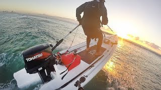 The Micro Boat Flies! New Fishing Skiff Maiden Voyage