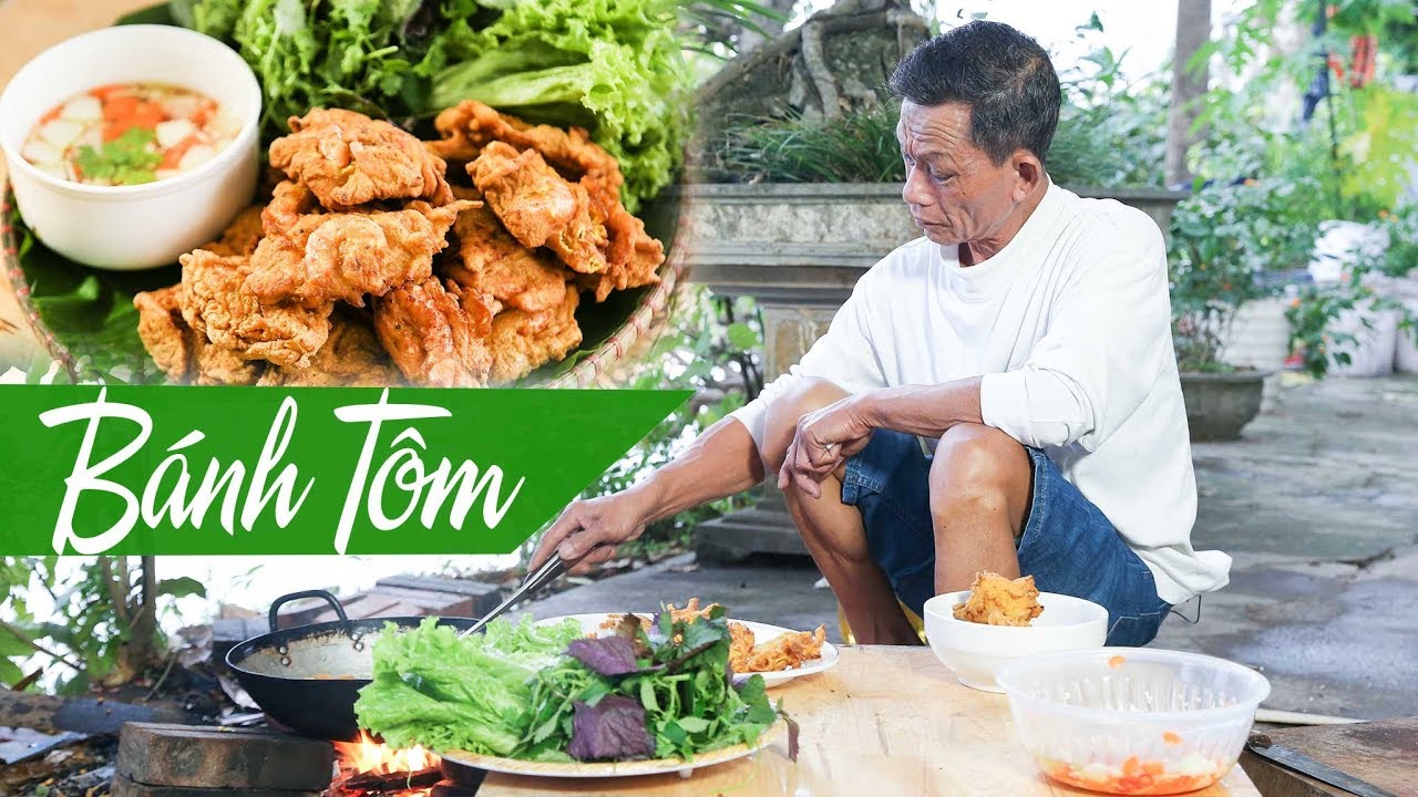 Ông Thọ Làm Bánh Tôm Thơm Ngon, Giòn Rụm Ăn Đã Miệng | Shrimp In Batter