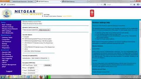 Find Your Network Security Key Through Router Configuration Page