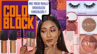 Testing New HUDA BEAUTY launches ! New FAUX FILTER concealers, Color Block eye palette & more ✨